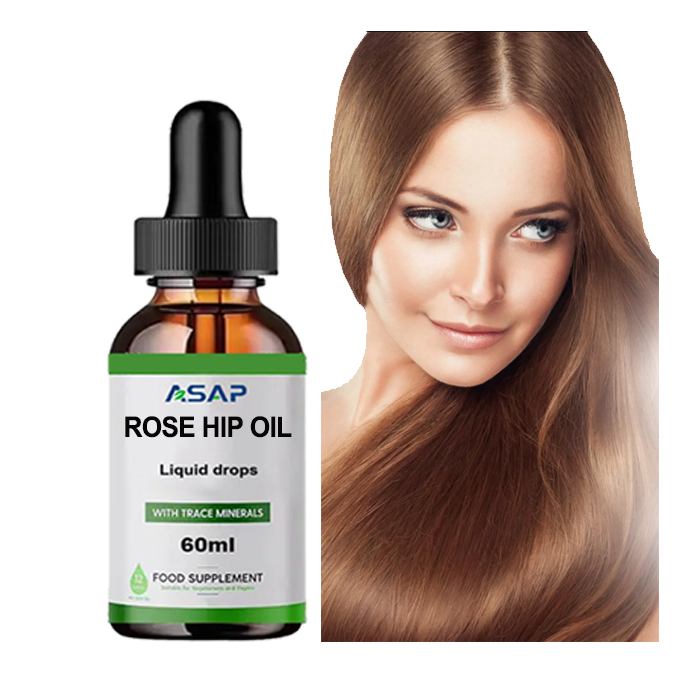 Pure Organic Rose Hip Oil liquid drop 
